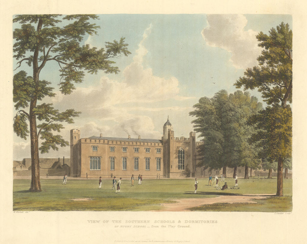 School House from the Close, Rugby School.